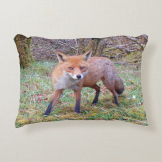 Customisable Cute Red Fox Woodland Wildlife Dekokissen