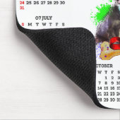 Customisable Cute Shih Tzu Dog Calendar   Mousepad (Ecke)