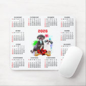 Customisable Cute Shih Tzu Dog Calendar   Mousepad (Mit Mouse)