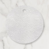 Customisable Happy Santa Claus Christmas Dinner Geschenkanhänger (Rückseite)