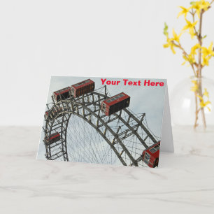 Customisable Prater Ferris wheel, Vienna, Austria Karte