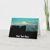 Customisable Quito volcano Karte (Vorderseite)