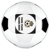 Customisable Soccer Team Football King Logo Fußball (Gedreht)