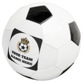 Customisable Soccer Team Football King Logo Fußball (Dreiviertel)