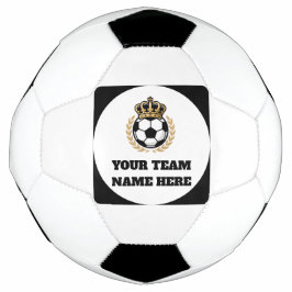 Customisable Soccer Team Football King Logo Fußball