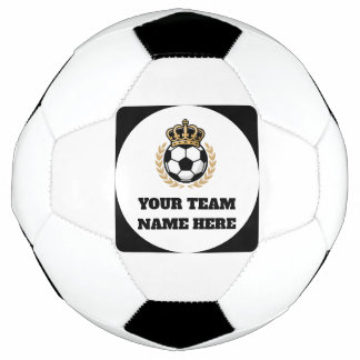 Customisable Soccer Team Football King Logo Fußball