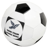 Customisable Soccer Team Winged Football Boot Logo Fußball (Dreiviertel)