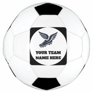 Customisable Soccer Team Winged Football Boot Logo Fußball