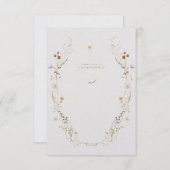 Customisable wedding invitation einladung (Vorne/Hinten)