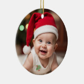 Customisable Xmas Tree And baby's First Christmas Keramik Ornament (Rechts)