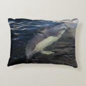 Customised Common Dolphin Swimming Underwater Dekokissen (Rückseite)