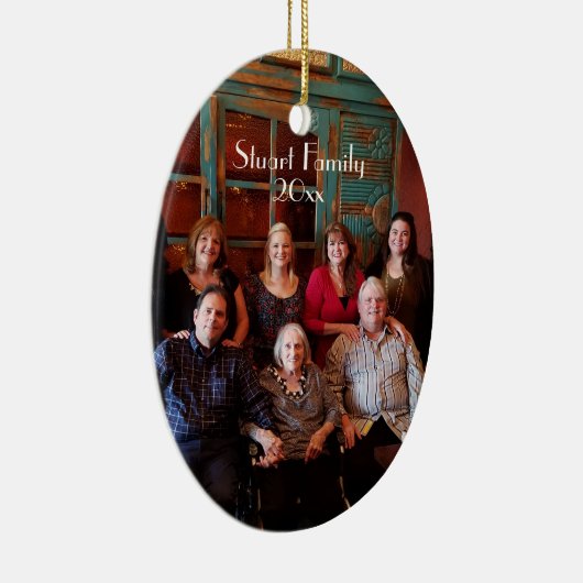 Customizable 2-sided Christmas Ornament (Rechts)