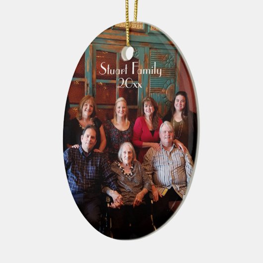 Customizable 2-sided Christmas Ornament (Links)
