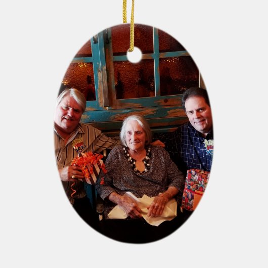 Customizable 2-sided Christmas Ornament (Hinten)