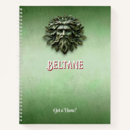 Customizable 8.5 x 11 Beltane May Day Notebook Notizblock