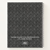 Customizable 8.5 x 11 Elemental Pentacle Notebook Notizblock (Rückseite)