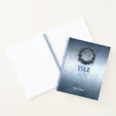 Customizable 8.5x11 Yule Winter Solstice Notebook Notizblock (Innenseite)