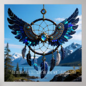 Customizable and Dowloadable Dreamcatcher Wings Poster (Vorne)
