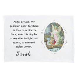 Customizable Angel of God Kissenbezug
