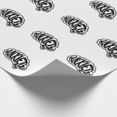 Customizable Anxiety Brain Geschenkpapier (Ecke)