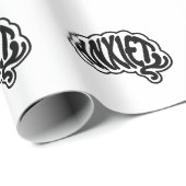 Customizable Anxiety Brain Geschenkpapier (Rolleneckpunkt)