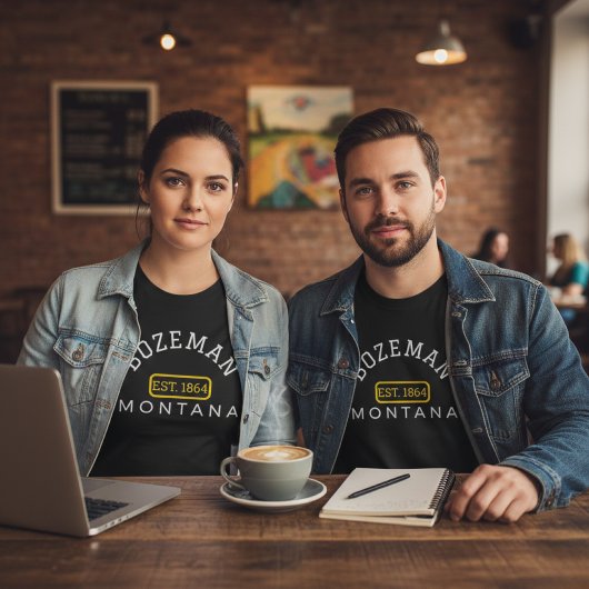 Customizable Arched City/Town/State Pride T-Shirt