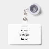 Customizable  ausweis (Front with Retractable)