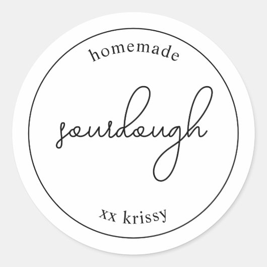 Customizable Bakery Gift Stickers (Vorderseite)