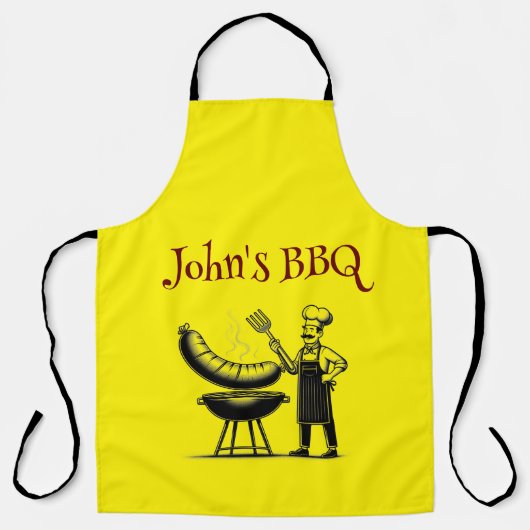 Customizable BBQ Master Chef Schürze (Vorderseite)