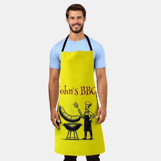 Customizable BBQ Master Chef Schürze (Getragen)