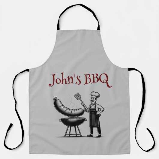 Customizable BBQ Master Chef Schürze (Vorderseite)