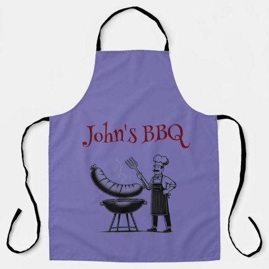 Customizable BBQ Master Chef Schürze (Vorderseite)