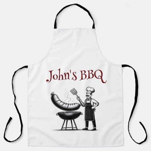 Customizable BBQ Master Chef Schürze (Vorderseite)