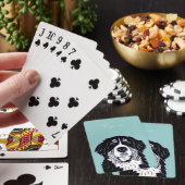 Customizable Bernese Mountain Dog   Poker Cards Spielkarten (In Situ)