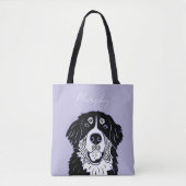 Customizable Bernese Mountain Dog   Tasche (Vorderseite)