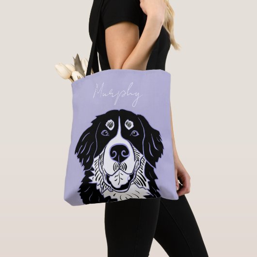 Customizable Bernese Mountain Dog   Tasche (Von Nahem)