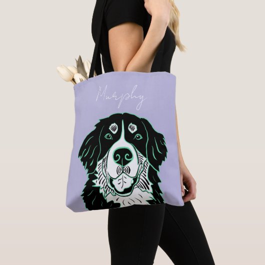 Customizable Bernese Mountain Dog   Tasche (Von Nahem)