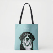 Customizable Bernese Mountain Dog   Tote Bag Tasche (Vorderseite)