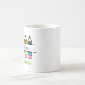 Customizable Best Teacher Appreciation Kaffeetasse (Mittel)