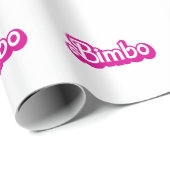 Customizable Bimbo Geschenkpapier (Rolleneckpunkt)