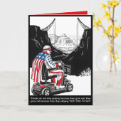 Customizable Birthday Card getting older theme Karte (Gelbe Blume)