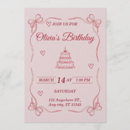 Customizable Birthday Invitation Card - Stylish Einladung