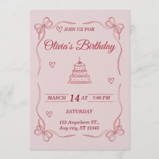 Customizable Birthday Invitation Card - Stylish Einladung