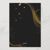 customizable birthday invite Elegant Birthday Card Einladung (Rückseite)