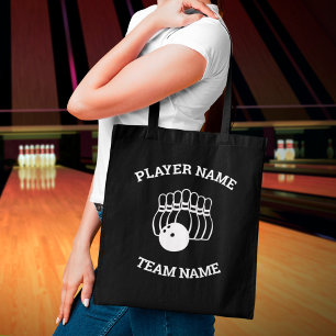 Customizable Bowling Team Logo Tasche