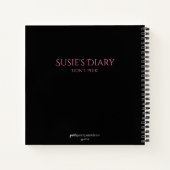 Customizable Bunny Journal Notizblock (Rückseite)