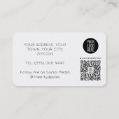 Customizable Business Card –Real Estate & Property Visitenkarte (Rückseite)