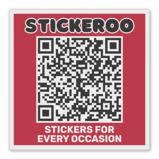 Customizable Business Promotion QR Code Car Decal  Aufkleber (Vorderseite)