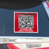 Customizable Business Promotion QR Code Car Decal  Aufkleber