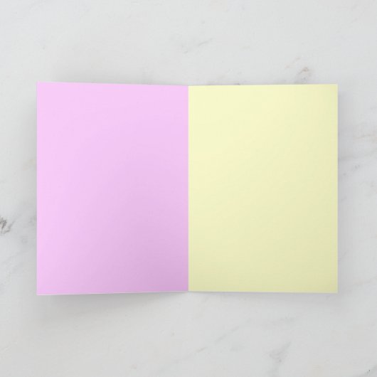 Customizable Card: Iris With Inspirational Karte (Innenseite)